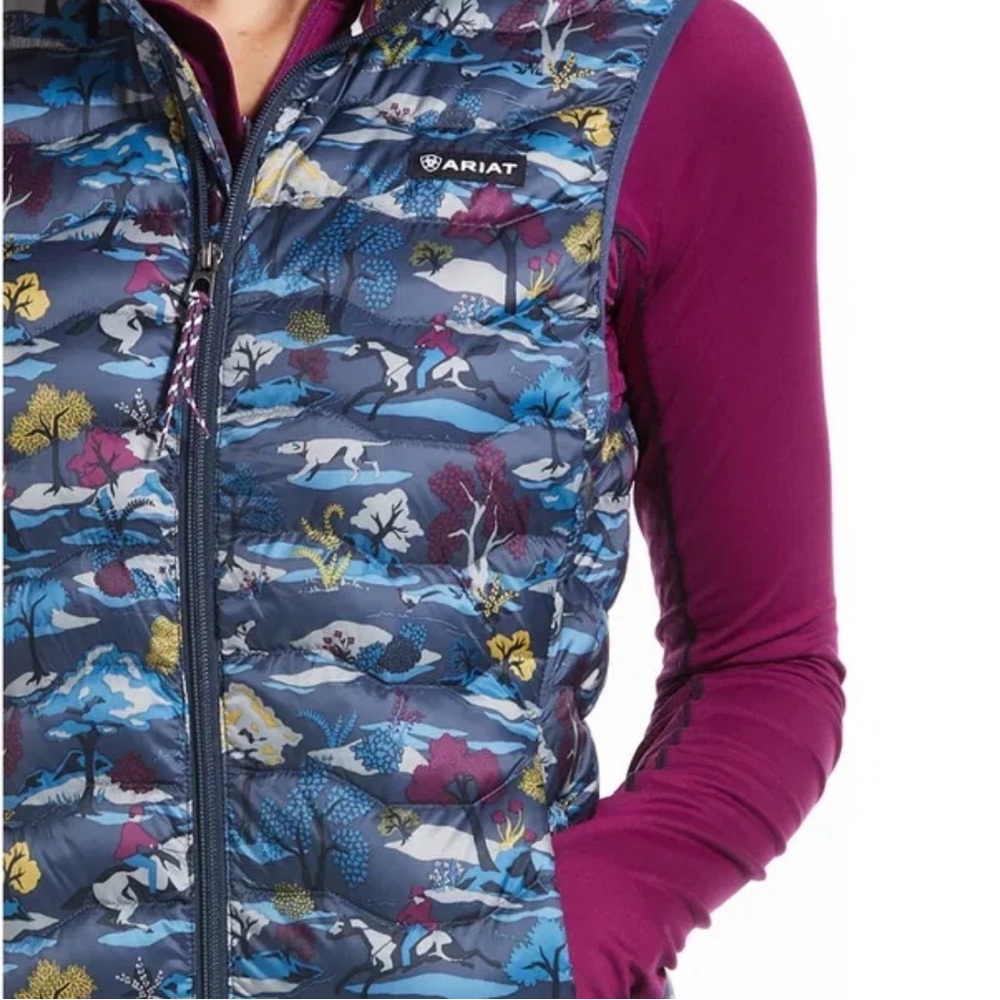 NWT Ariat Bella Equestrian Reversible Insulated Puffer Vest